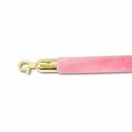 Captain Cold 72 in. Velour Closable Hooks, Pink & Gold CA3261533